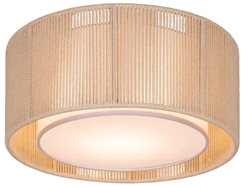 Ylva plafond taklampe 40cm beige/hvit, bilde 5 av 10
