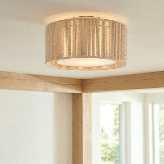 Ylva plafond taklampe 40cm beige/hvit 2