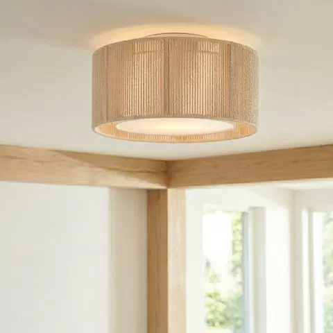 Ylva plafond taklampe 40cm beige/hvit, bilde 2 av 10