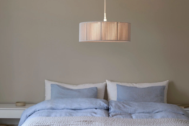 Ylva taklampe 50cm beige/hvit 3