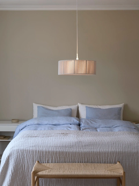 Ylva taklampe 50cm beige/hvit 4