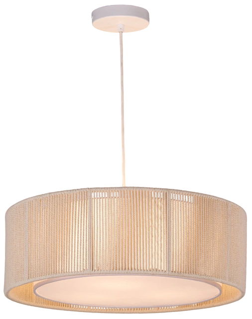 Ylva taklampe 50cm beige/hvit 2