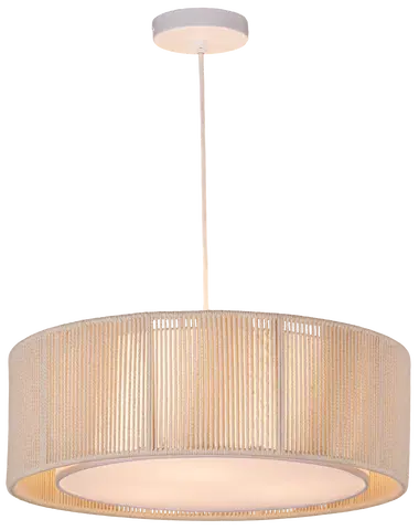 Ylva taklampe 50cm beige/hvit , bilde 2 av 9