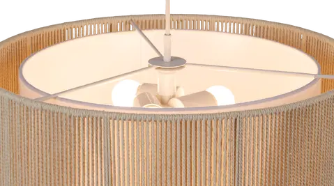 Ylva taklampe 50cm beige/hvit , bilde 6 av 9