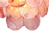 Reserveglass Cora taklampe rosa 12cm