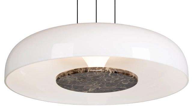 Helen LED taklampe 40cm brun/opal  2