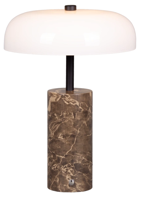 Helen LED bordlampe 27cm brun/opal 2