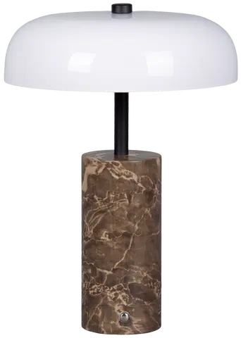 Helen LED bordlampe 27cm brun/opal, bilde 5 av 7