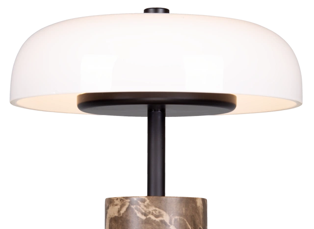 Helen LED bordlampe 27cm brun/opal 4