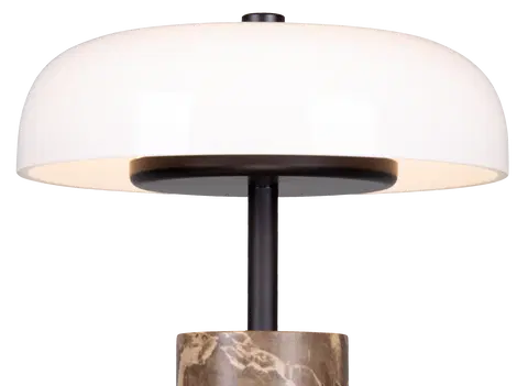 Helen LED bordlampe 27cm brun/opal, bilde 4 av 7