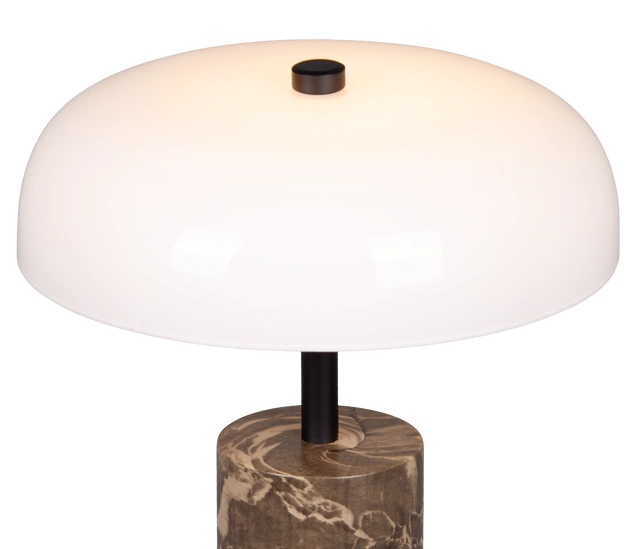 Helen LED bordlampe 27cm brun/opal 3