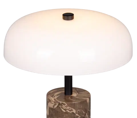 Helen LED bordlampe 27cm brun/opal, bilde 3 av 7