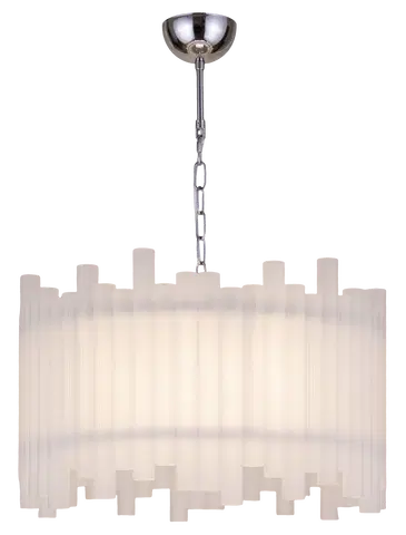Venice slim taklampe 55cm hvit/krom, bilde 2 av 10