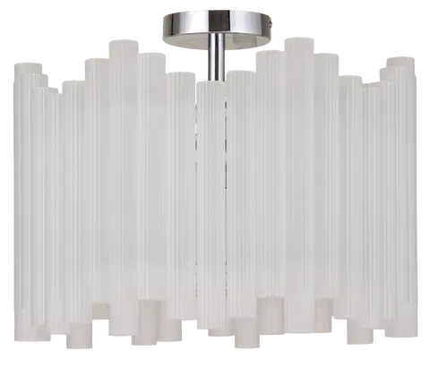 Venice slim plafond taklampe 45cm hvit/krom, bilde 5 av 7