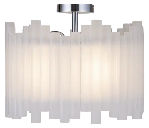 Venice slim plafond taklampe 45cm hvit/krom, bilde 4 av 7