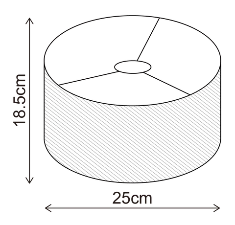 Liana skjerm sylinder 25cm, bilde 4 av 4