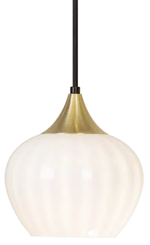 Carmen taklampe rondell 5lys 70cm messing/opal, bilde 9 av 10