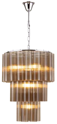 Venice taklampe lysekrone 50cm brun , bilde 3 av 7