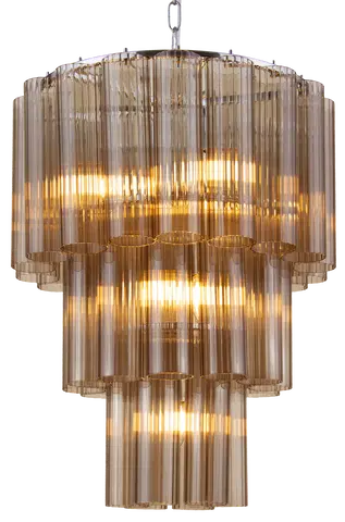 Venice taklampe lysekrone 50cm brun , bilde 2 av 7