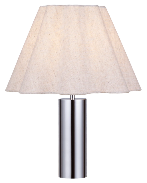 Sylvia bordlampe uten skjerm 28cm krom  3