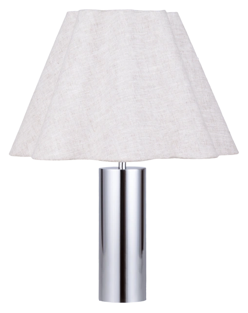 Sylvia bordlampe uten skjerm 28cm krom  4