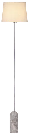 Linea gulvlampe uten skjerm 140cm krom/grå, bilde 2 av 6