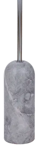 Linea gulvlampe uten skjerm 140cm krom/grå, bilde 3 av 6