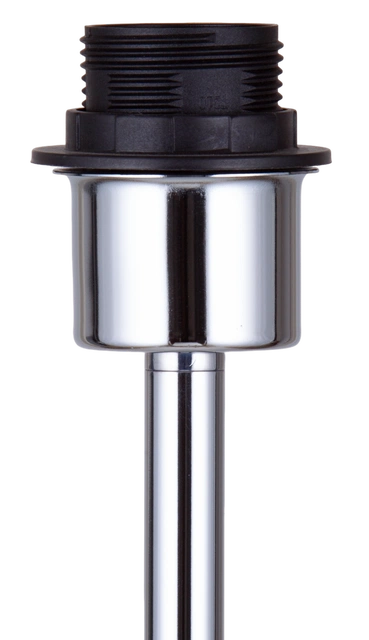 Linea gulvlampe uten skjerm 140cm krom/grå 4