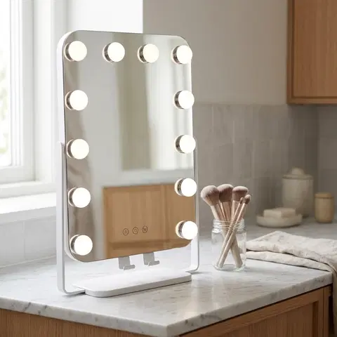 Pop LED sminkespeil 47,8cm, bilde 1 av 10