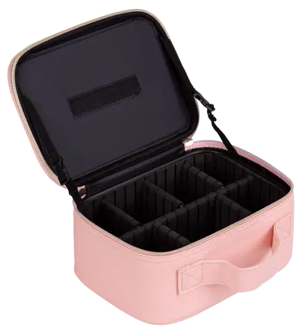 Pink sminkeveske med speil , bilde 5 av 10