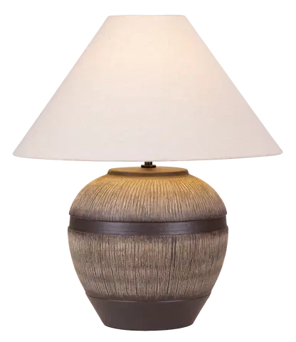 Eira bordlampe med skjerm 58cm brun/hvit, bilde 2 av 7