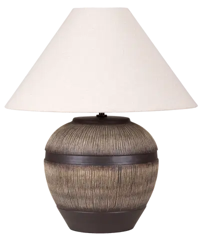 Eira bordlampe med skjerm 58cm brun/hvit, bilde 4 av 7