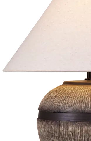 Eira bordlampe med skjerm 58cm brun/hvit, bilde 5 av 7