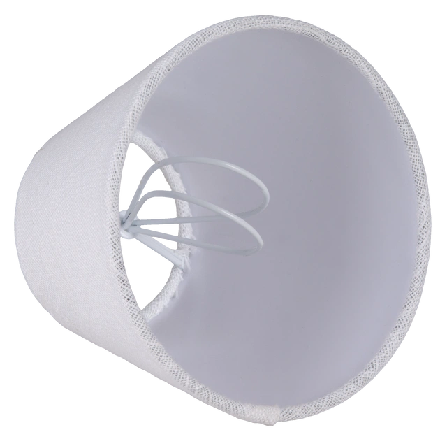 Vienna skjerm rund 16cm hvit 2