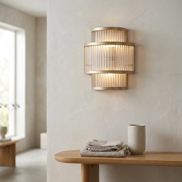 Archie vegglampe 21cm gull  1