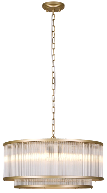 Archie taklampe lysekrone 51cm gull/klar 2
