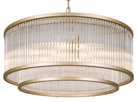 Archie taklampe lysekrone 51cm gull/klar , bilde 7 av 10