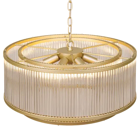 Archie taklampe lysekrone 51cm gull/klar , bilde 8 av 10