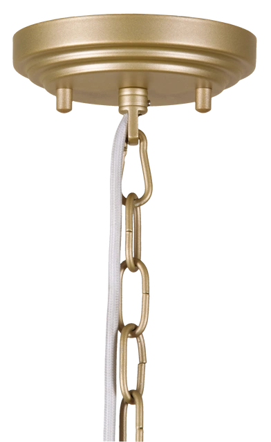 Archie taklampe lysekrone 51cm gull/klar 4