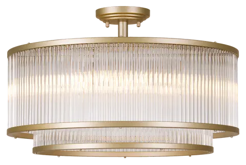 Archie plafond taklampe 51cm gull/klar , bilde 3 av 7