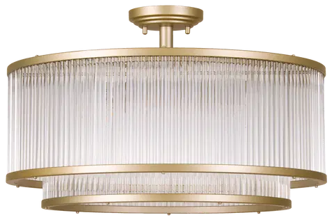 Archie plafond taklampe 51cm gull/klar , bilde 6 av 7