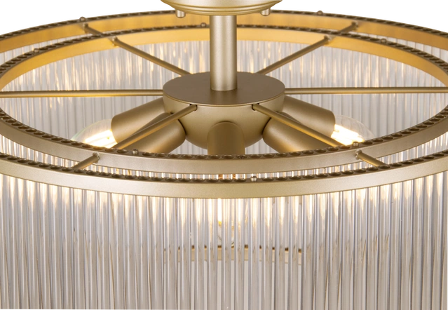Archie plafond taklampe 51cm gull/klar  2