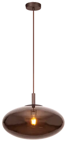 Leana oval taklampe 39cm brun , bilde 3 av 8