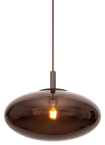 Leana oval taklampe 39cm brun , bilde 5 av 8