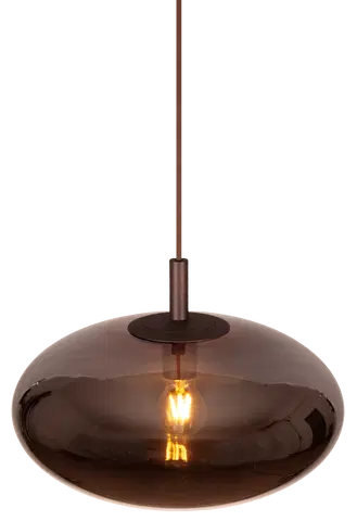 Leana oval taklampe 39cm brun , bilde 2 av 8