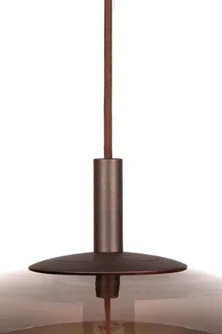 Leana oval taklampe 39cm brun , bilde 6 av 8