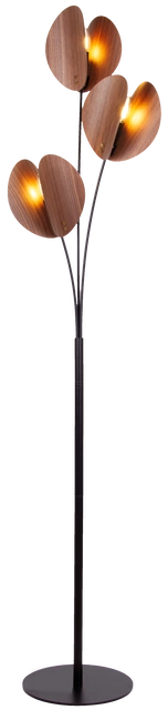 Willow gulvlampe 175cm valnøtt 4