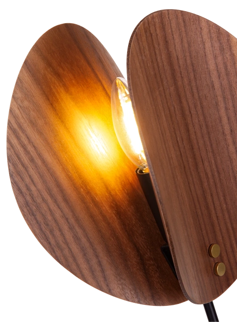 Willow gulvlampe 175cm valnøtt 3