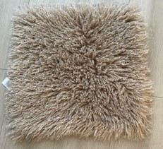 Putetrekk pels 45cm beige 2