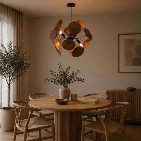 Orbis taklampe 60cm valnøtt , bilde 1 av 6